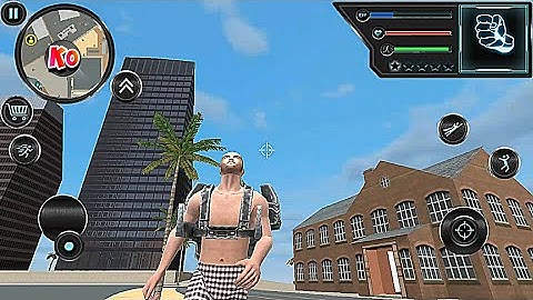 Jetpack Hero Miami Crime - New Update - by Naxeex Robots IOS/Android GamePlay #2