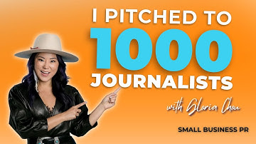 5 Things I Learned from PR Pitching to 1000 Journalists || Small Business PR