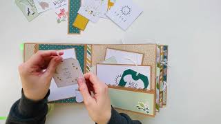 Baby boy first year 8x8 mini album