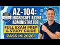 🚀 CRACKED AZ-104 Exam in Just 6 Hours! | Microsoft Azure Administrator | Complete Guide + Free PDF