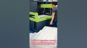 PE Foam Laminating Machine | Hot Air Laminator | How to laminate EPE XPE?