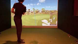 ZachJmRuddy and my brother take on - The Summit Club- 9 hole simulator game play!!!!.