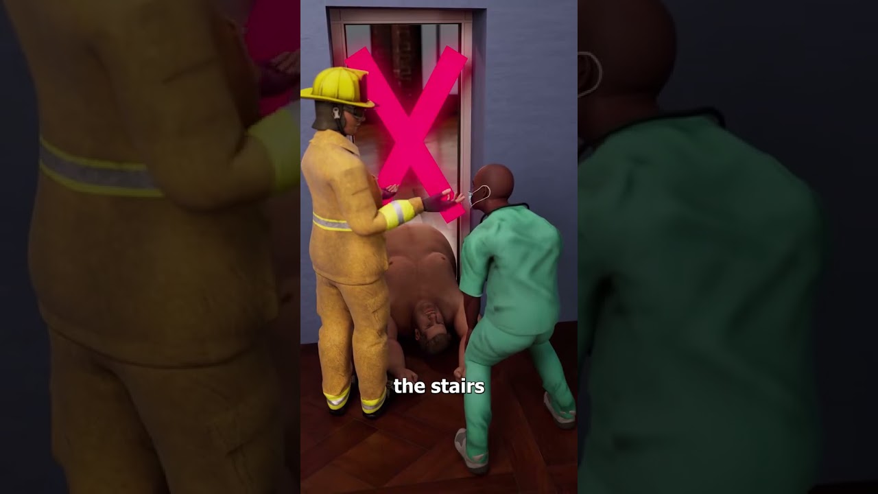 U'k Biggest Man got rescued from his house😱😲  