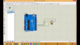 How to simulate stepper motor with arduino in proteus