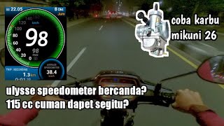 ulysse speedometer bercanda⁉️ astrea grand 115cc cuman segitu top speednya⁉️