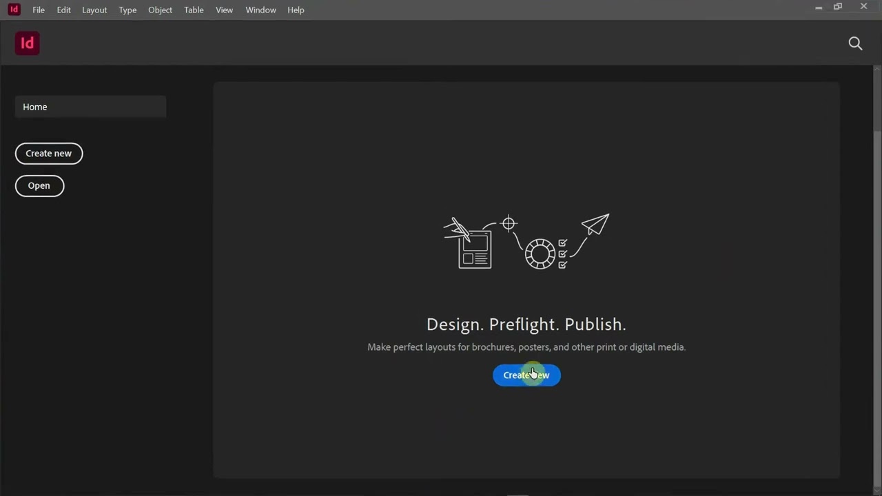 Adobe InDesign CC 2021 Blank New Document Window FIX ｜ 100% Working