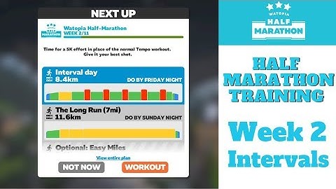 Zwift Running LIVE | Half Marathon Training Week 2
