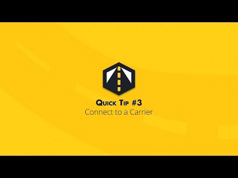 DriveELD Quick Tip #3 Connect to a Carrier