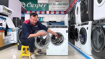 Hướng dẫn vệ sinh gioăng cao su và lồng máy giặt cửa ngang.