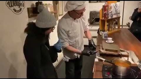 Making Stroopwafel Tutorial in Amsterdam. #Stroopwafel  #netherlands