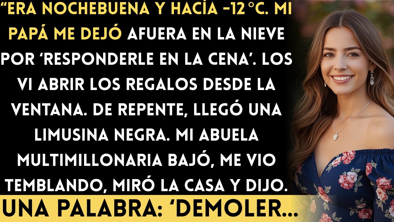 Mi papá dijo ‘Quédate afuera hasta que aprendas respeto’ — hasta que llegó la limusina de la...