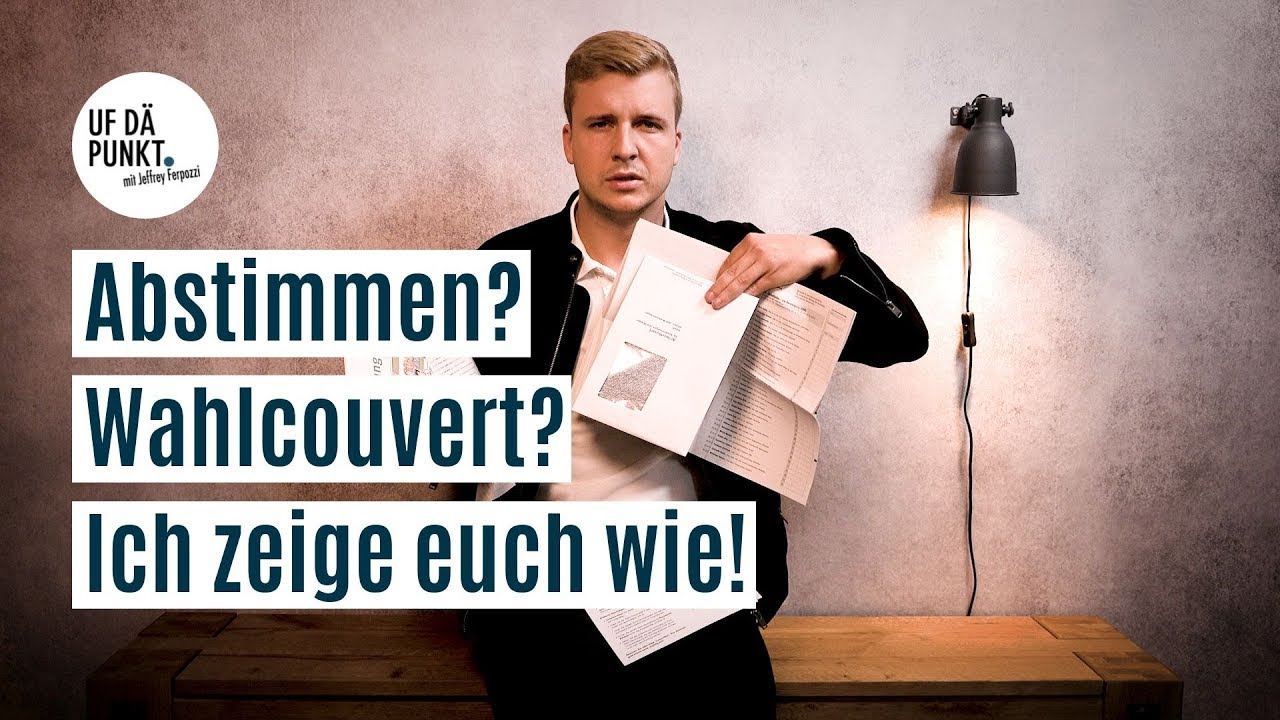 Abstimmen? Wahlcouvert? Ich zeige euch wie! | mit Jeffrey Ferpozzi