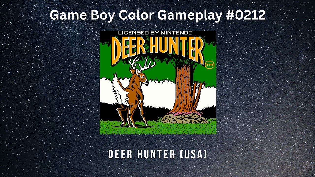 Deer Hunter (USA) (Game Boy Color / Gameplay 