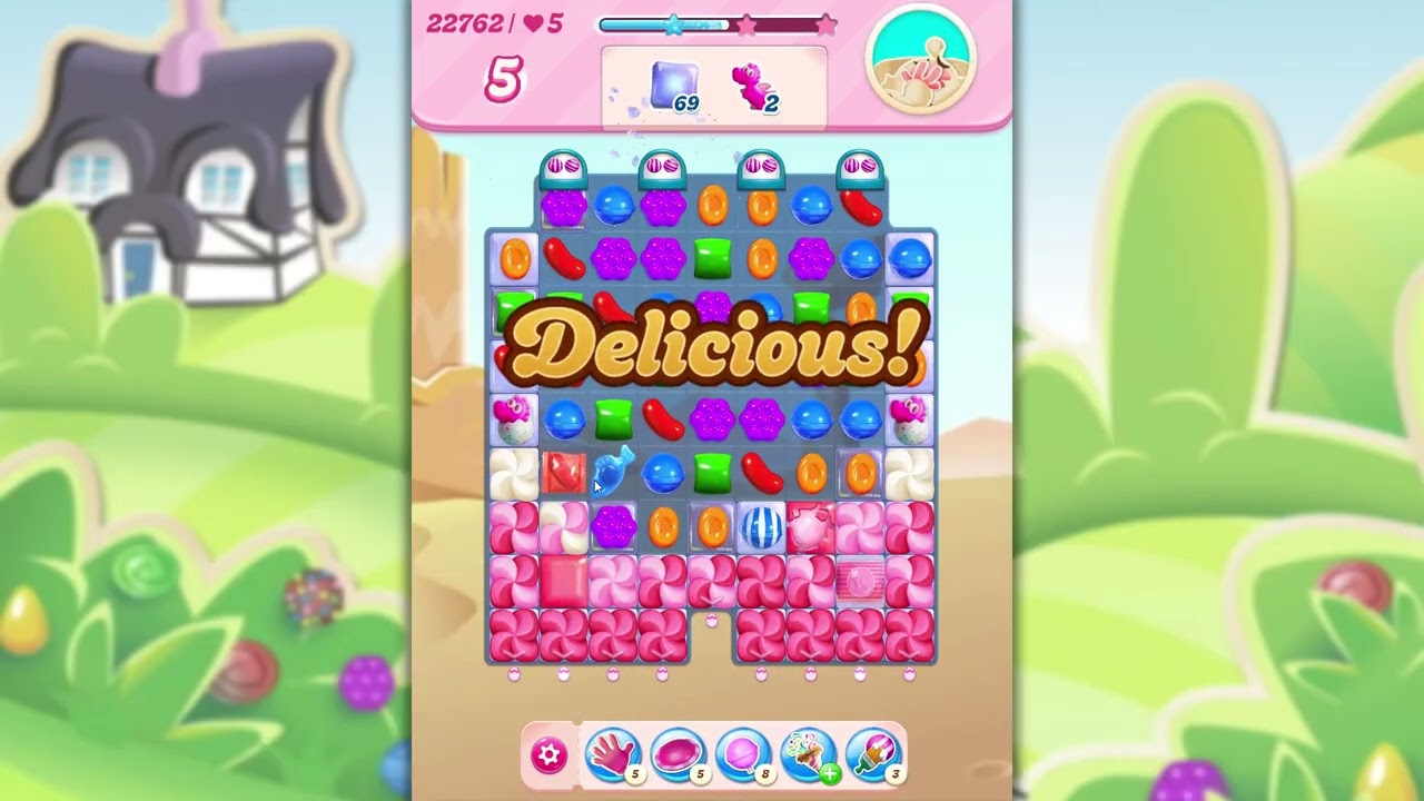 Candy Crush Saga Level 22762 - YouTube
