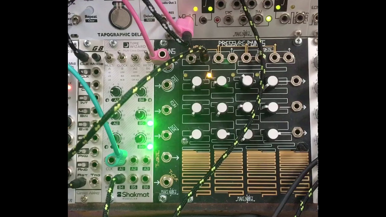 CLOCK DIVIDER 強風 lleqpue9 モジュラーシンセ CLOCK DIVIDER 強風のモジュール紹介 - 【lleqpue9】カラフル