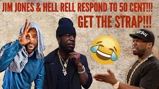 50 Clowns Hell Rell "Get The Strap" + HELL RELL Warns 50 "Don't Push Me" + JIM JONES Pulls Up!!!