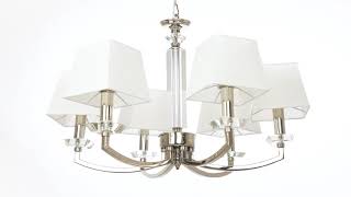 Lampa Wisząca Dubai P06346Wh Ni - Intelin.pl
