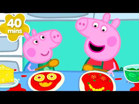 ¡Peppa Pig y George aprenden a hacer PIZZA!🍕| Nuevos Episodios Completos