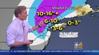 Latest Totals For Today's Nor'easter
