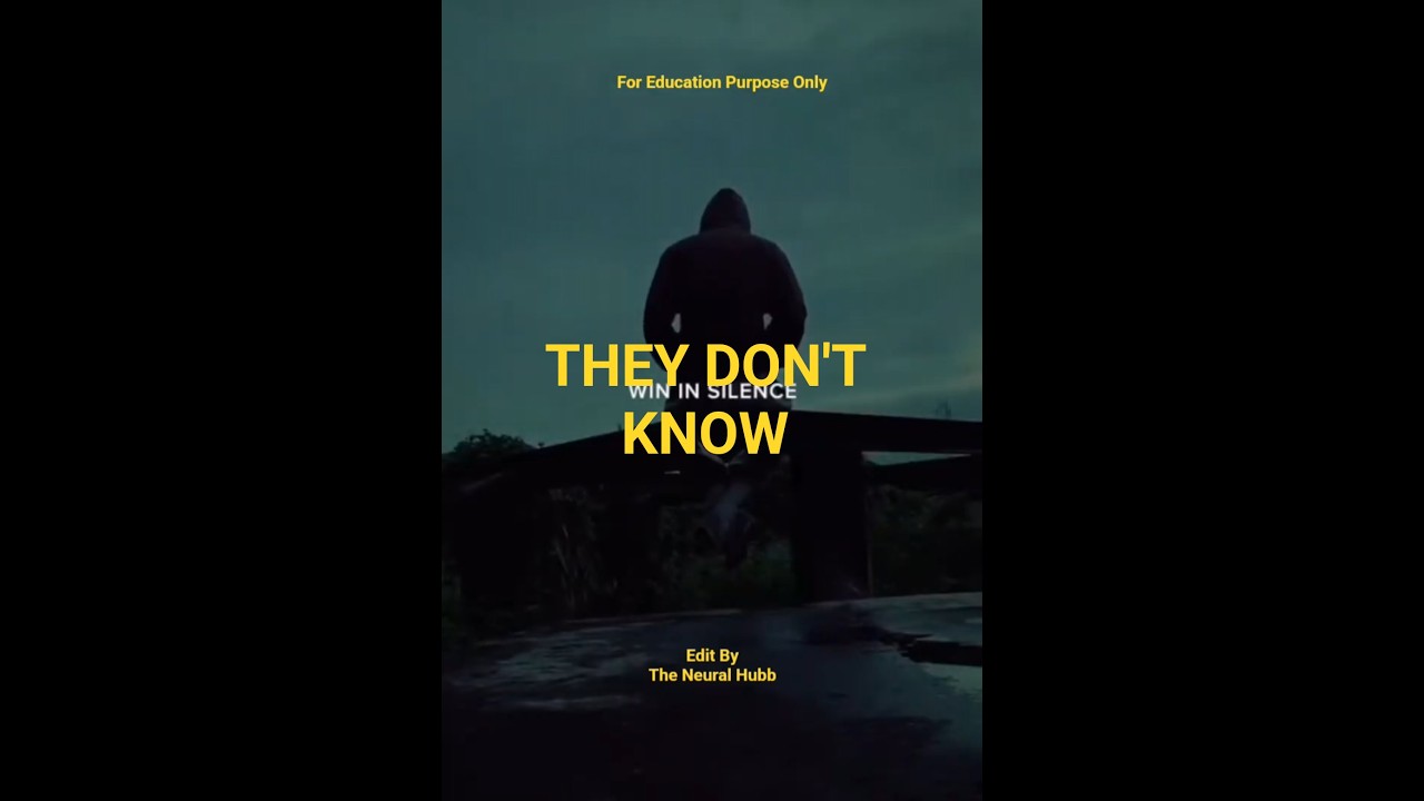 Win In Silence. Let Success Be Your Noise 