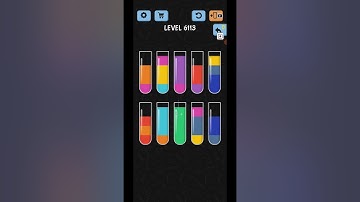 Water Color Sort Level 6113 Gameplay WalkThrough Solution