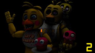 One Night at Chica 2 Remastered (My 8th project) | Normal & Hard Mode, & Extras