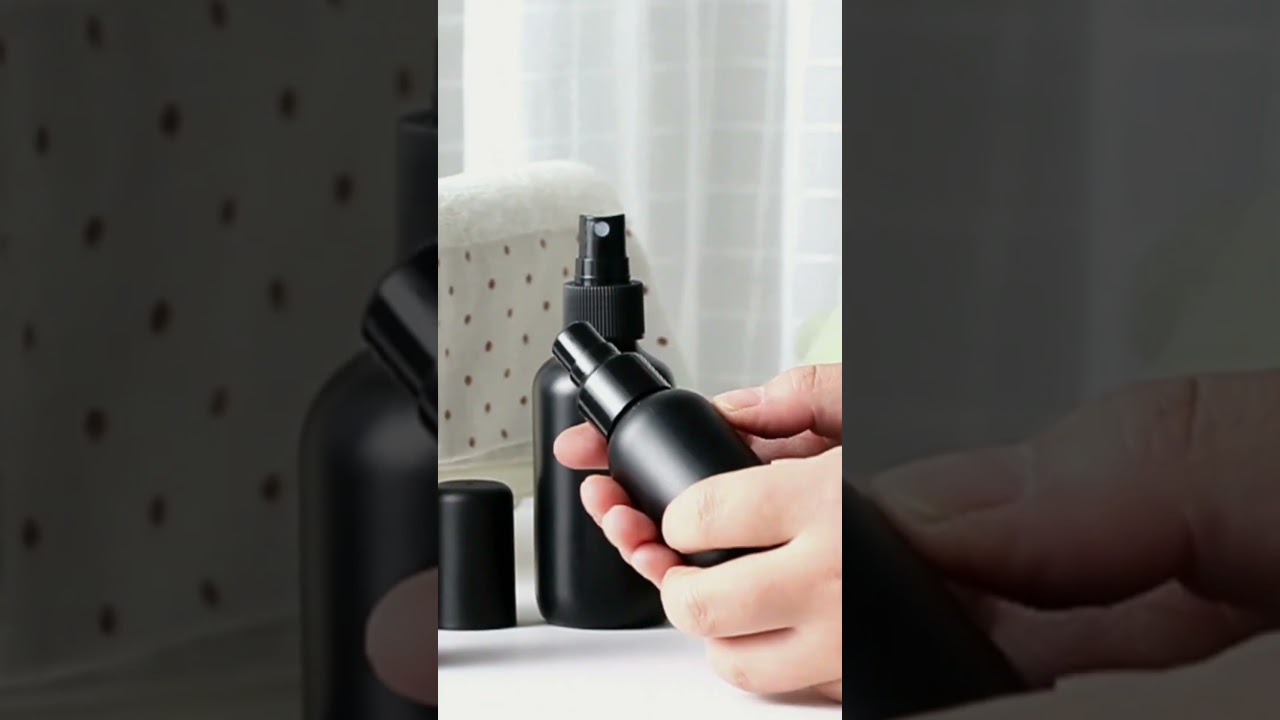 Black Hdpe Fine Mist Spray Bottles  