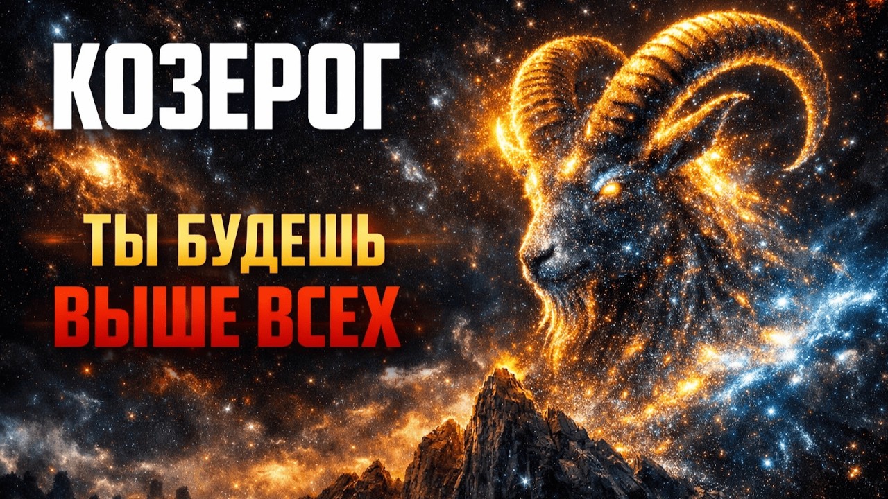 КОЗЕРОГ♑: ТВОЯ ВЕРШИНА НАЧАЛАСЬ — ОНИ ОСТАЛИСЬ ВНИЗУ. ГОРОСКОП