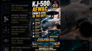 KJ-500 AEW&amp;C: China's Flying Radar Command Center Explained!😱😱#military #shorts