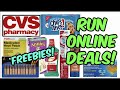 CVS - RUN ONLINE DEALS | FREEBIES & MORE!!