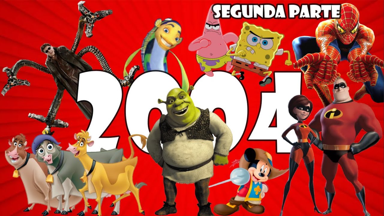 (Parte 2) 20 Años del 2004: El MEJOR Año del Cine Animado - YouTube