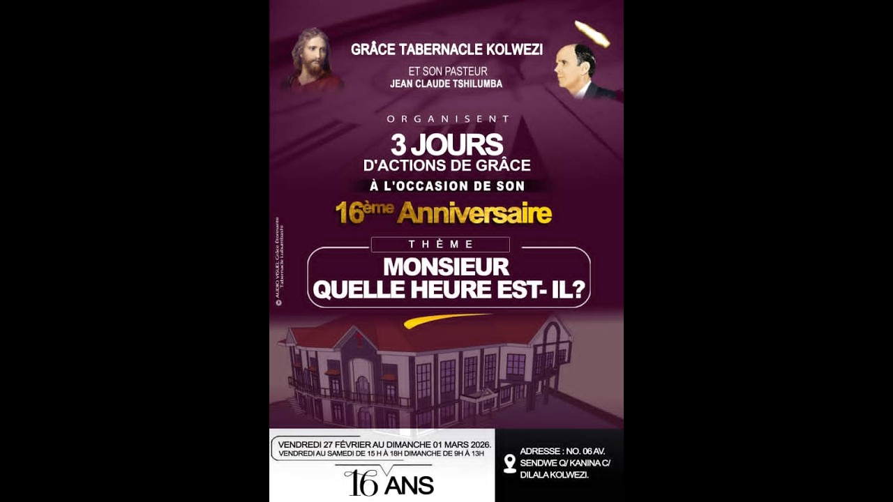 DIMANCHE 22.02.2026 |MIN.JACQUES CIUNZA / POURQUOI?