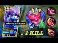 TOP 1 NOVARIA BUILD COUNTER SABER JUNGLER SOLO RANKED!! | GLOBAL NOVARIA BEST BUILD & EMBLEM MLBB
