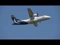 札幌丘珠空港 トキエア ATR42-600（JA03QQ）タキシング～離陸（RWY14運用・2025年6月14日）TOKI AIR ATR42-600 Taxiing and Take Off