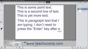 Photoshop Elements 2021 Tutorial Creating Paragraph Text  Adobe Training