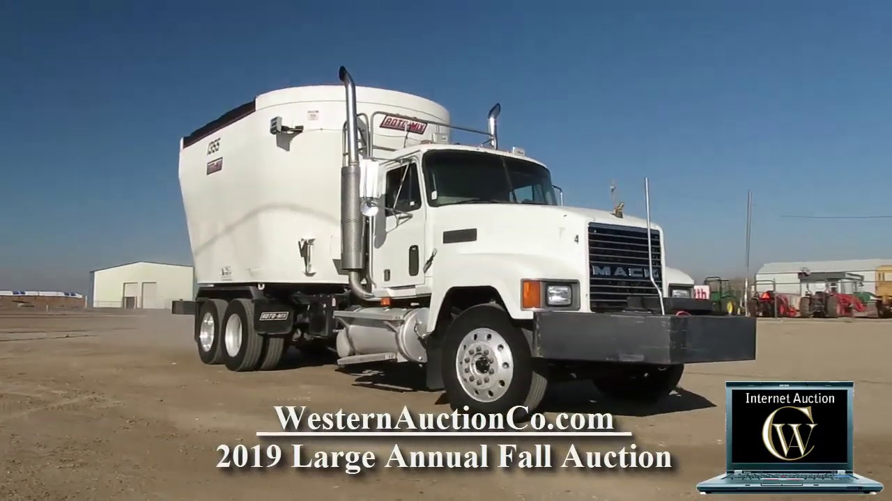 Mack CH613 Feed Truck RotoMix 1355 YouTube