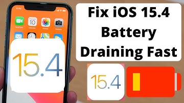 iOS 15.4 Battery Draining Fast Issue On iPhone or iPad Fix Battery Drain Issue After Update