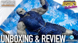 Darkseid Armored Zack Snyder's Justice League DC Multiverse McFarlane Toys Unboxing & Review