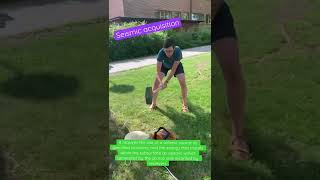 Land seismic data acquisition in process Profile