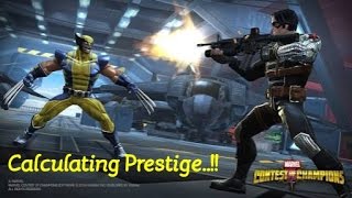 Marvel Contest of Champions-How To Calculate Prestige