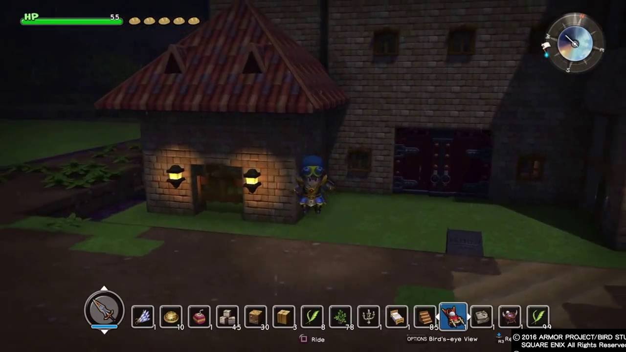 DRAGON QUEST BUILDERS online pt 1 you gold house building....
