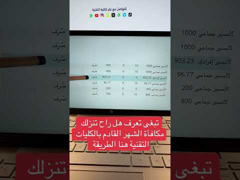 هل راح تنزلك مكافأة بالكليات التقنية