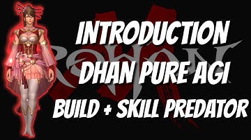 ROHAN M SEA (Introduction+Dhan pure agi build)