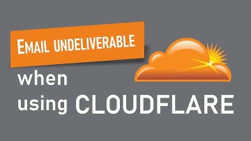 Email undeliverable when using Cloudflare
