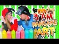 ¡NO HAGAS PANCAKE ART a las 3 A.M! ¡OMG! DIBUJOS QUE SE COMEN | HALLOWEEN PANCAKE ART CHALLENGE