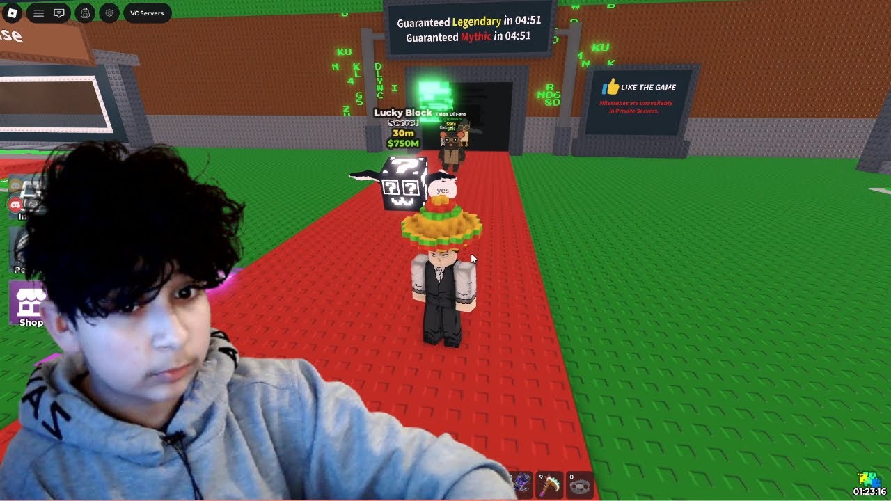 Playing Steal a Brainrot Admin Abuse