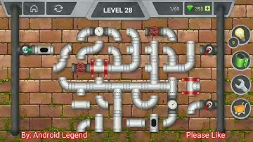 Pipeline Extra Level 28 All 3 stars By Pixign, Android Solution