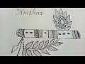Krishna flute 💫 drawing done by yukthi choudhary ⭐ from 7 standard 