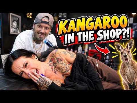 A Baby Kangaroo Showed Up at My Tattoo Shop!?