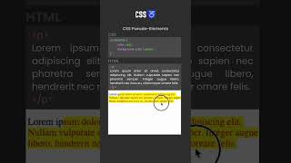 CSS Pseudo-Elements